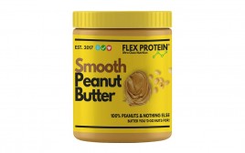 Flex Protein Smooth Peanut Butter   Plastic Jar  1 kilogram